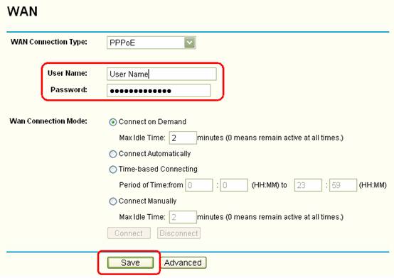 How to install TP-Link wireless router with DSL Modem (PPPoE)