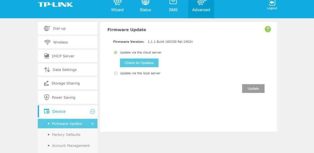 UPDATE THE TP-LINK EXTENDER'S FIRMWARE