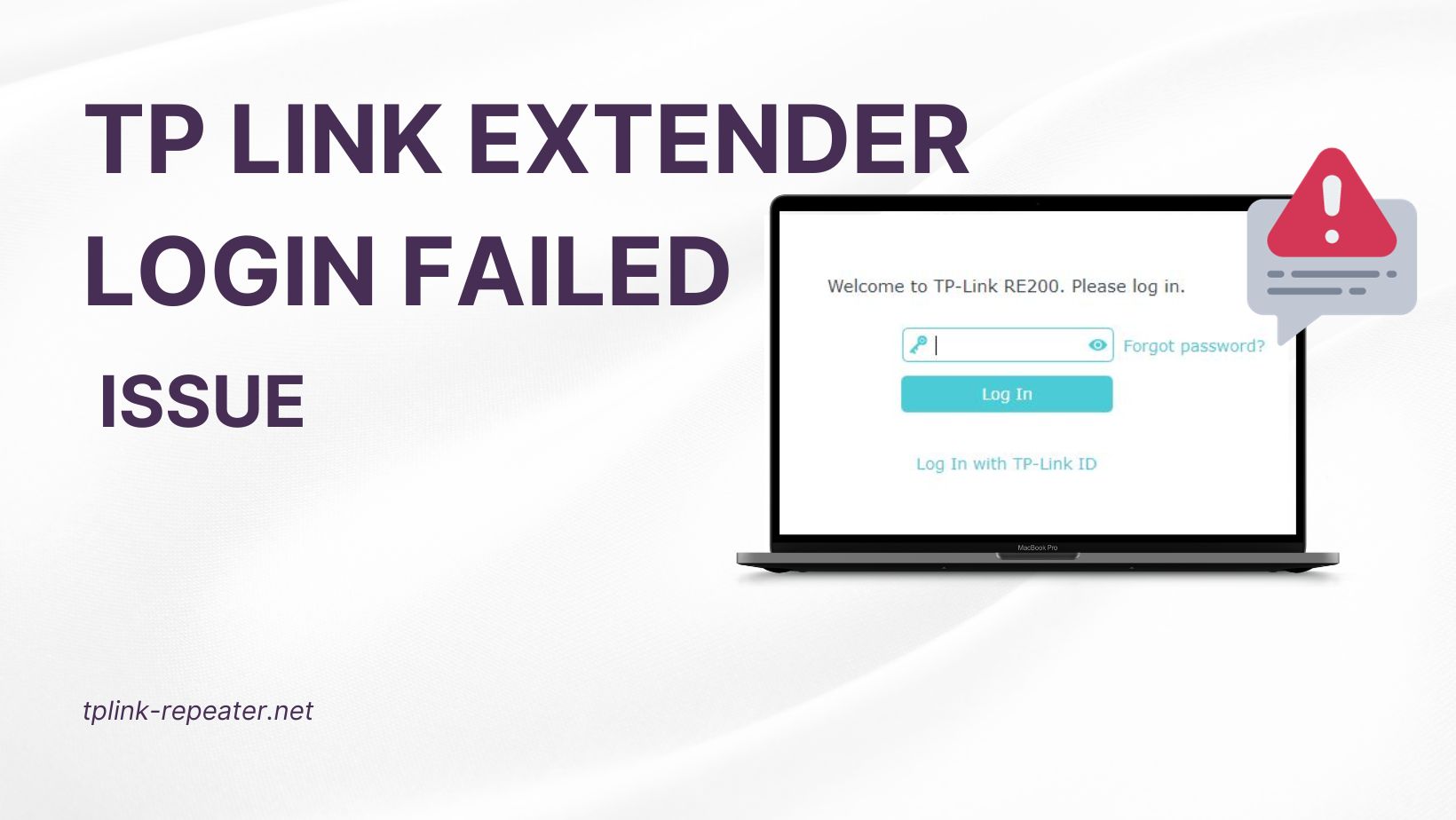 Tp Link Extender Login Failed