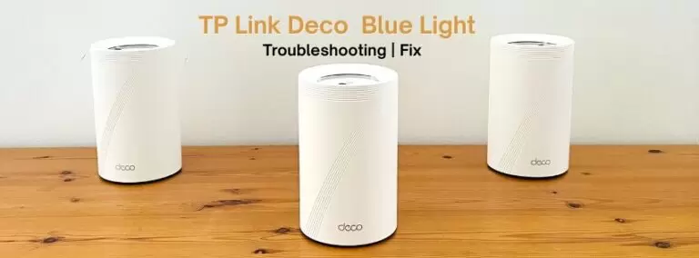 TP Link Deco Blue Light