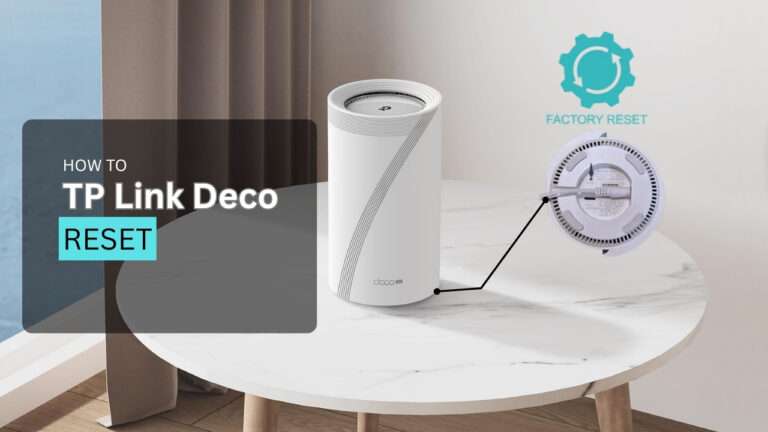 Reset TP-Link Deco