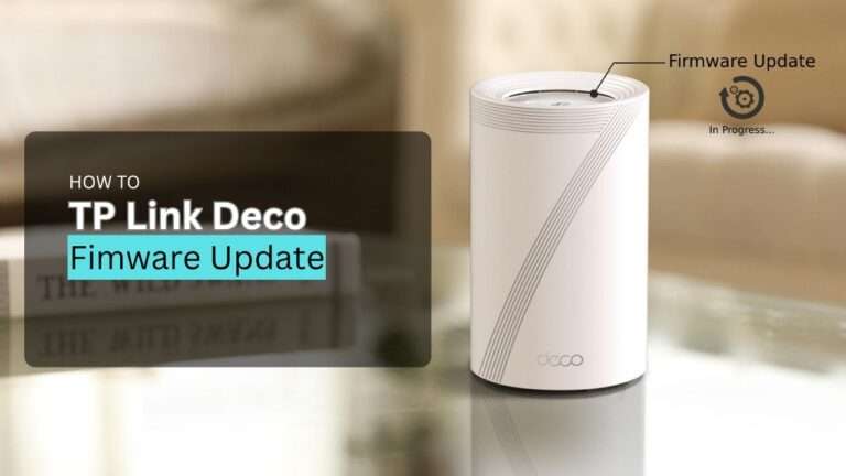 TP-Link Deco Firmware Update